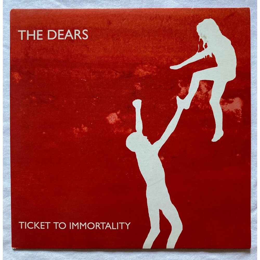 THE DEARS 'Ticket To Immortality (2006) White Vinyl 7" BELLA UNION UK IMPORT